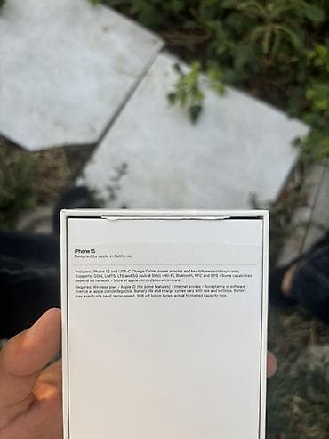 amerikadan iphone: IPhone 15, 128 GB, Ağ, Face ID — 5