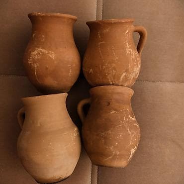 bulud qab: Fincanlar, rəng - Qəhvəyi, Keramika, 4 ədədli dəst — 1