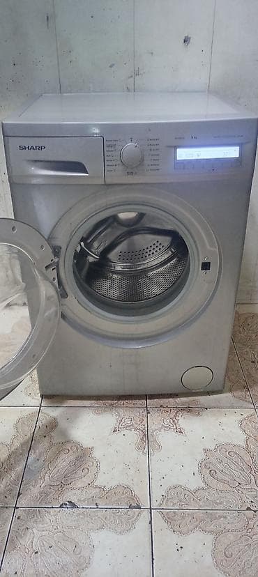 kondisioner ikinci el: Paltaryuyan maşın Sharp, 8 kq, İşlənmiş, Avtomat, Qurutma var, Ödənişli çatdırılma — 2