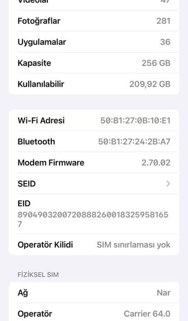 kvadrat nomre: IPhone 15 Pro Max, 256 ГБ, Face ID — 6