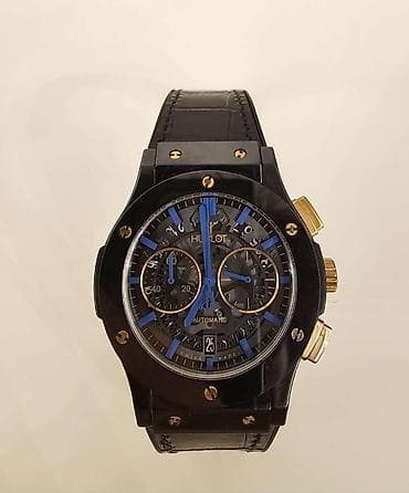 mexanika saatlar: Qol saatı, Hublot, rəng - Qara — 2
