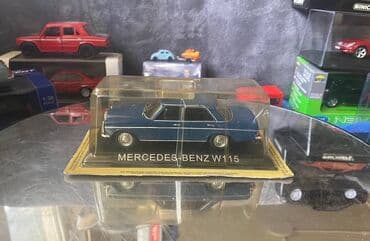 metbex tavan modelleri: Коллекционная модель Mercedes-Benz 220 W115 RHD blue 1968 Altaya — 1