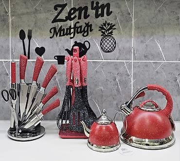 cerez qablari: Mətbəx üçün tam uyğunlaşdırılmış dəst – dörd rəngdə (boz, bənövşəyi — 4