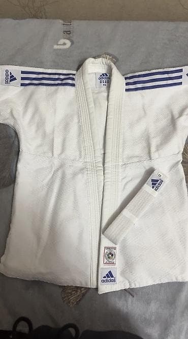 qara şalvar: Adidas uşaq üçün cüdo kimonomu dəsti - Brend: Adidas - Model: Judo gi — 1