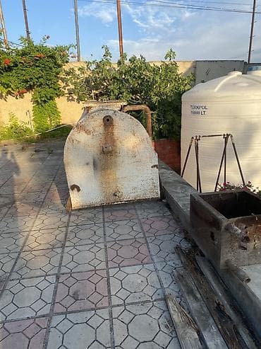 19 litre su: Metal yanacaq/su çəni - Silindrik formalı, üfüqi yerləşdirmə üçün — 1
