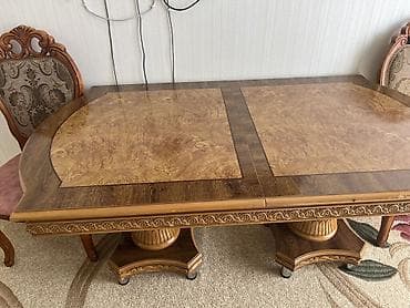 masılar: Qonaq otağı üçün, Açılan, Dördbucaq masa, 2 stul — 2