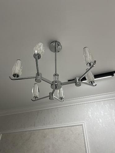 Çılçıraq, 6 lampa, Metal