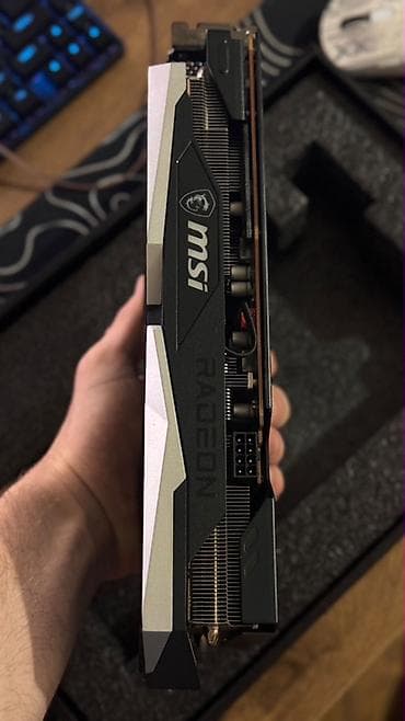 Kompüter ehtiyyat hissələri: Videokart MSI Radeon RX 6600 XT, 8 GB, İşlənmiş — 1