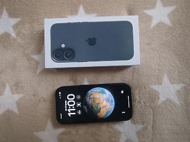 IPhone 16, 128 GB, Qara, Face ID