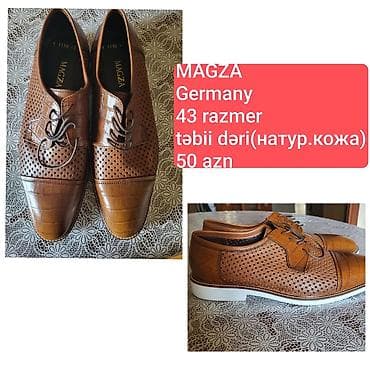 MAGZA kişi ayaqqabısı - Ölçü: 43 - Mənşə: Germany - Material: təbii