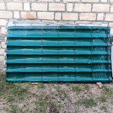 divar paneleri: Yaşıl rəngli metal profnastil/metal kiremit panelləri Məhsulun — 2