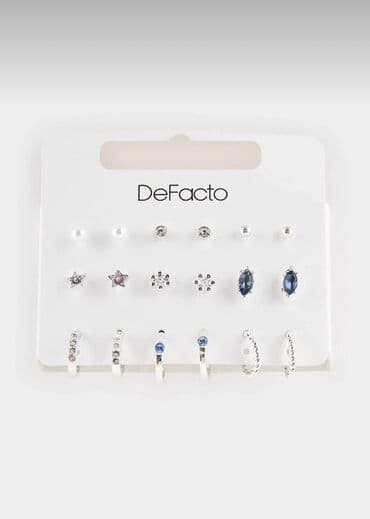 DeFacto çoxlu dəst sırğalar - Brend: DeFacto - Format: kart üzərində