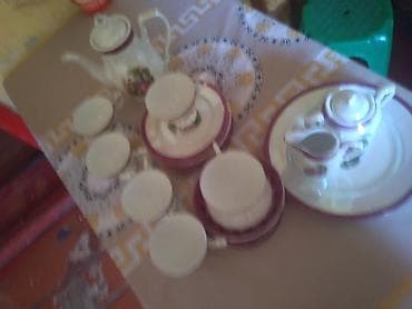 karton qutu aliram: Çay dəsti, rəng - Ağ, Farfor — 5