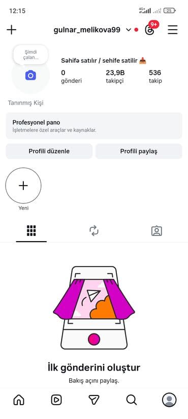 Inzibati heyət: Satılır: Instagram səhifəsi – gulnar_melikova99 Xüsusiyyətlər: - — 1