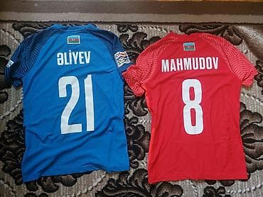 yeni krasofka modelleri: AFFA milli komandasının iki futbol forması - Brend: Nike (Dri-FIT) - — 2