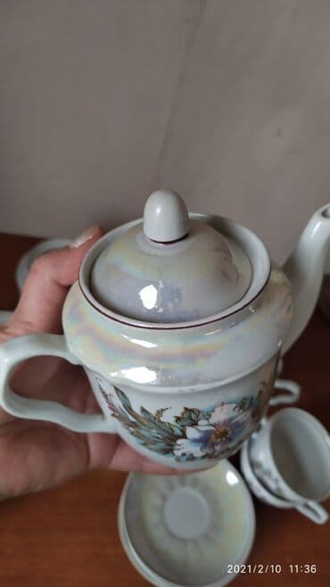 прикатен крем в москве: Çay dəsti, rəng - Ağ — 3