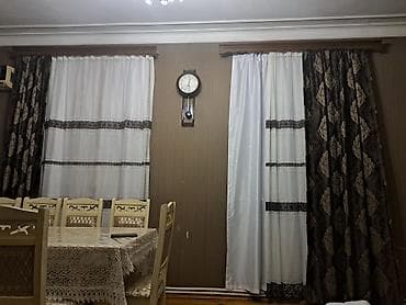 perde asan: İşlənmiş, Vilyur Pərdə, rəng - Bej, Ödənişli çatdırılma — 2