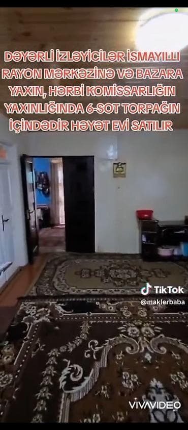 gence tap az: İsmayıllı şəhər mərkəzinə və bazara yaxın, Hərbi Komissarlığın — 4