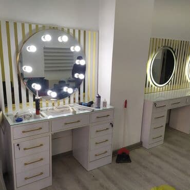 большой стол: Yeni, Saş kəsimi üçün masa, Güzgülü — 3