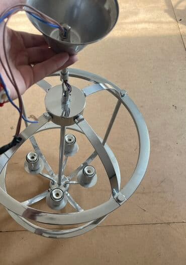 Çılçıraq, 4 lampa, Metal