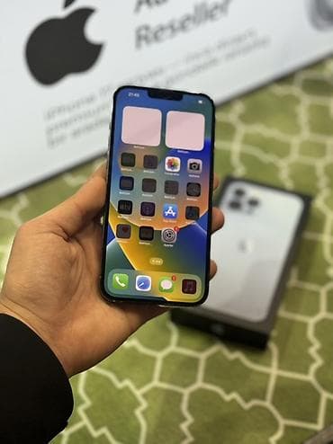 iphone 16 satis: IPhone 13 Pro Max, 256 GB, Gümüşü, Face ID — 8