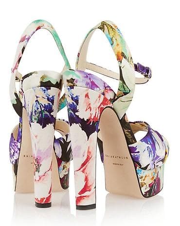 bağlı sandallar: Ölçü: 37, rəng - Ağ, İşlənmiş — 2