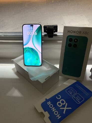 nokia sensor telefonlar: Honor X8c, 128 GB, rəng - Qara, Sensor, Barmaq izi, İki sim kartlı — 1