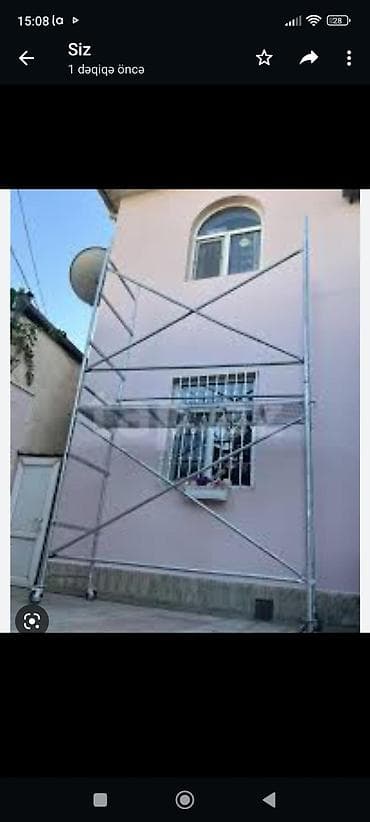 лагонда инструмент: Təkərli lesalarin icarəsi hündürlük 1,20-9 metreye kimi təkərli — 1