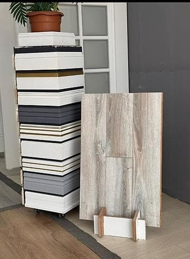 MDF plintus və laminat döşəmə panelləri - Material: yüksək sıxlıqlı
