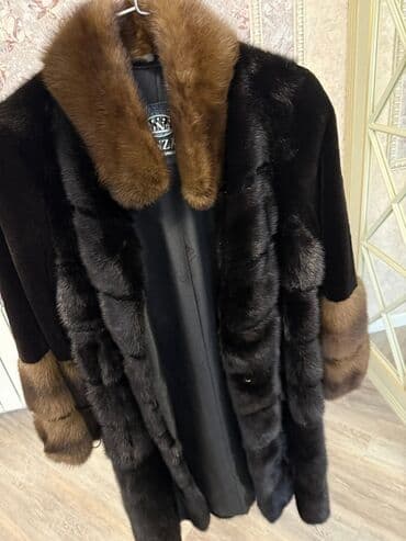 qara qonur tülkü xəzindən qadın şubaları: Kürk, S, rəng - Qara — 4