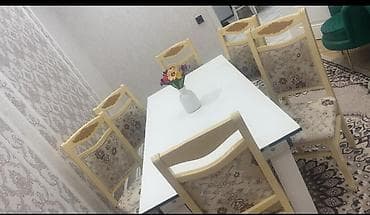 4 reqemli tortlar: Qonaq otağı üçün, 6 stul — 1