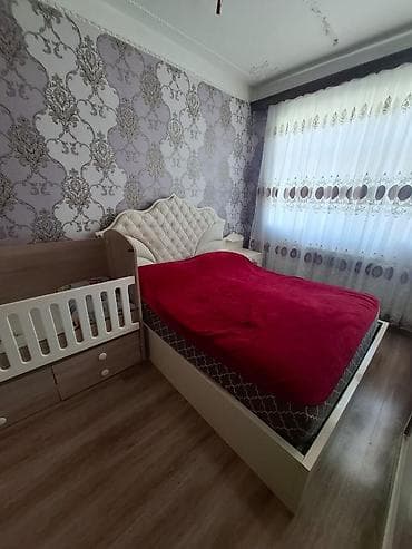 tumba satilir: Uşaq beşiyi və komod-modul dəsti - Material: LMDP/taxta teksturalı — 5