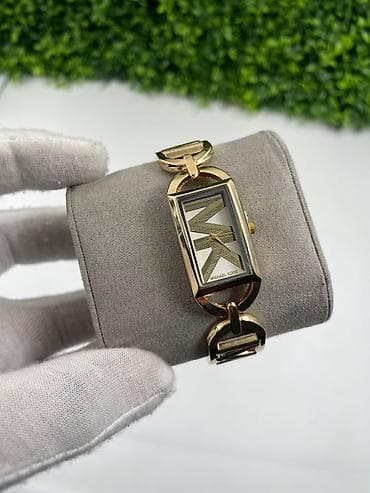 halqa sirgalar: Yeni, Qol saatı, Michael Kors, rəng - Qızılı — 4