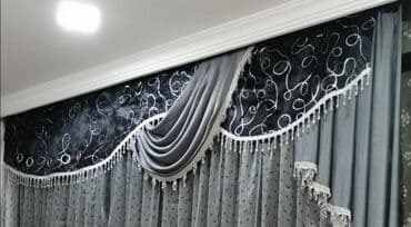 böyük bədən paltarlar: Pərdə dekoru. Təzə — 1