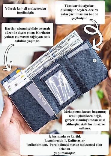 kart qabı: Pulqabı, Təbii dəri, Yeni — 4