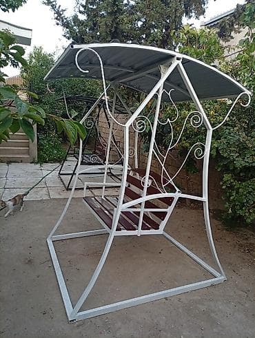 taxta yellencekler: Divan-yelləncək, Zontikli, Metal — 4