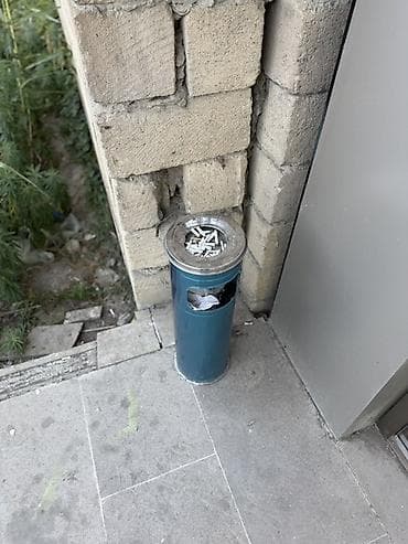 Tullantı qabları: Metall külqabı ilə inteqrə olunmuş zibil qabı - İki funksiyalı — 1