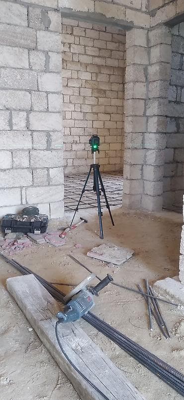 qapi demir qapi seyf qapi: Beton və styaşka işləri kv/m 5 manat — 1