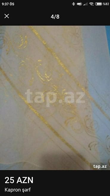 pilot 65 eau de parfum: Kapron şərf - Material: yüngül və şəffaf kapron - Rəng: süd ağ əsas — 2