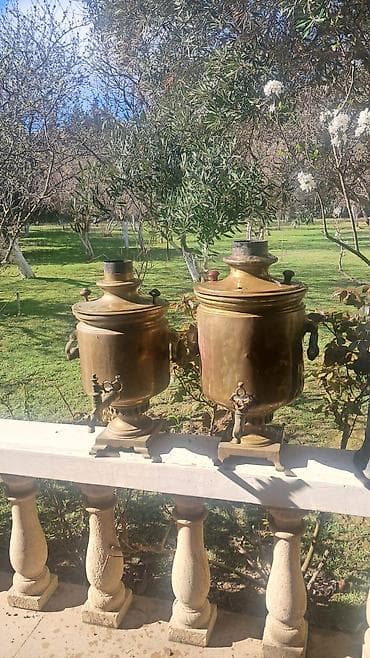 samovar luləyi: Qədim samovar, 1890 il, Mis — 1