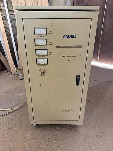 stabilizator 5000v: İşlənmiş, Sənaye üçün, 3 faza, Gərginliy stabilizatoru, Digər gərginlik — 1