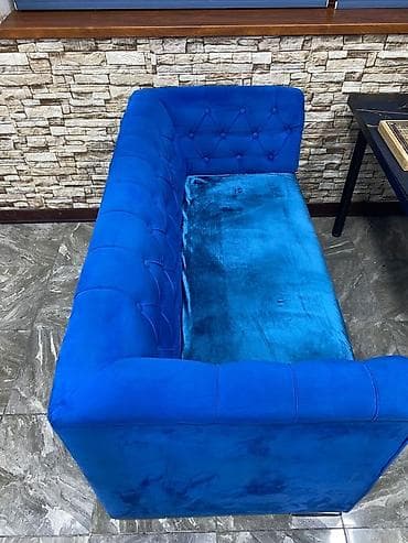 Mini-divan, Açılmayan, Bazasız, Vеlur parça, Çatdırılma yoxdur — 1