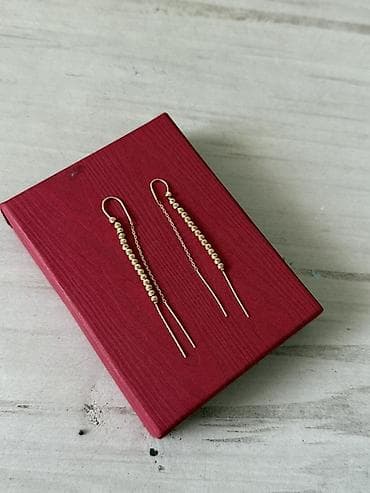 Ювелирные изделия: Серьги, Pandora, Желтое золото, 585 проба, 2 г, Бесплатная доставка — 2