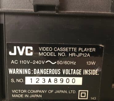 dvd player: JVC video player 30 azn — 3