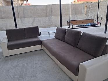 balis: Künc divan dəsti - L formalı iki hissədən ibarət künc divan - Rəng — 1