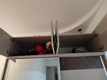 mdf qapi: 2 qapılı, Güzgülü, Bej, Kupe, Düz dolab — 3