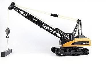 silah oyuncaq: Huina 1572 RC Crane. Oyuncaq pultla idare edile bilen kran — 5