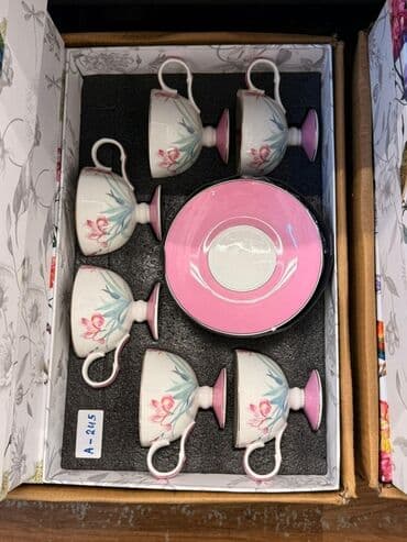 набор художника: Чайный набор, цвет - Белый, Фарфор, 6 персон — 21