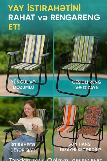 Asılqanlar: Yeni, Plyaj, piknik stulu, Metal, İran — 2