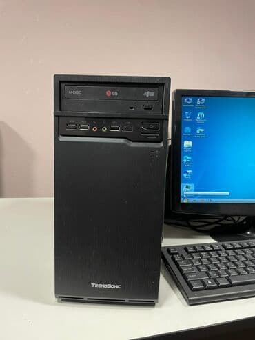 masa üsdü komputer: Masaüstü kompüter dəsti Tərkib: - Sistem bloku: TrendSonic qara — 5
